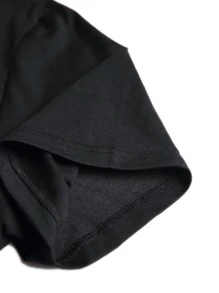 Tops Nam Hoạt hình Slogan Giải trí - màu đen - Xem 4