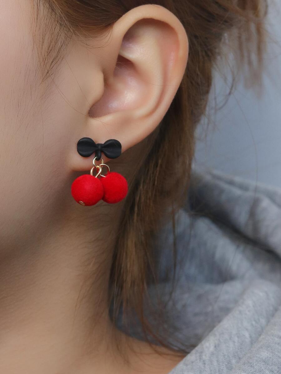 Hoa tai Cherry Drop - Nhiều màu - Xem 1