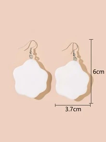 Bông tai thả trang trí trứng luộc - Nhiều màu - Xem 3