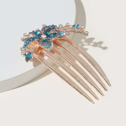 Rhinestone Hairpin Comb