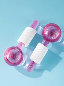 2pcs Facial Massage Ice Hockey - Pink - View 4