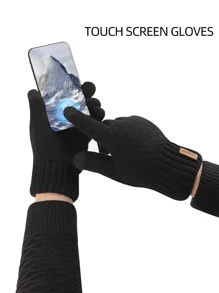 iwarm 男士加厚触屏手套，适合户外骑行