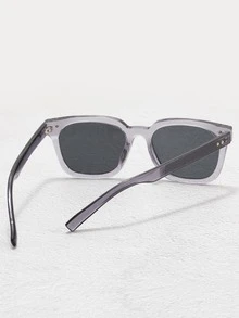Stylish Decorative Other Shaped Eyeglasses For Men - Dark Grey - View 2