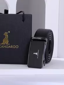 Thắt lưng khóa tự động dành cho nam - màu đen - Xem 1