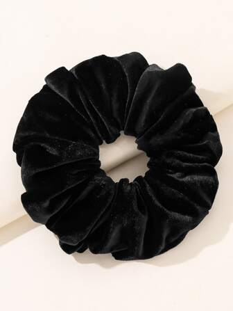 1 st enfärgade hårsnoddar för dagligt bruk för flickor frisyrer casual kungliga hårsnoddar scrunchy hårsnoddar hästsvans