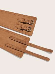 Cinturón de corsé sólido para Halloween, verano, escuela, otoño, Halloween - Marrón - Ver 4