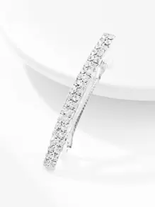 镶钻装饰发夹，皇家风范，发卡，发夹，配饰 - 銀色 - 查看 1