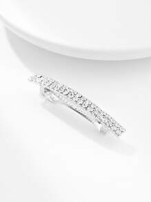 镶钻装饰发夹，皇家风范，发卡，发夹，配饰 - 銀色 - 查看 3