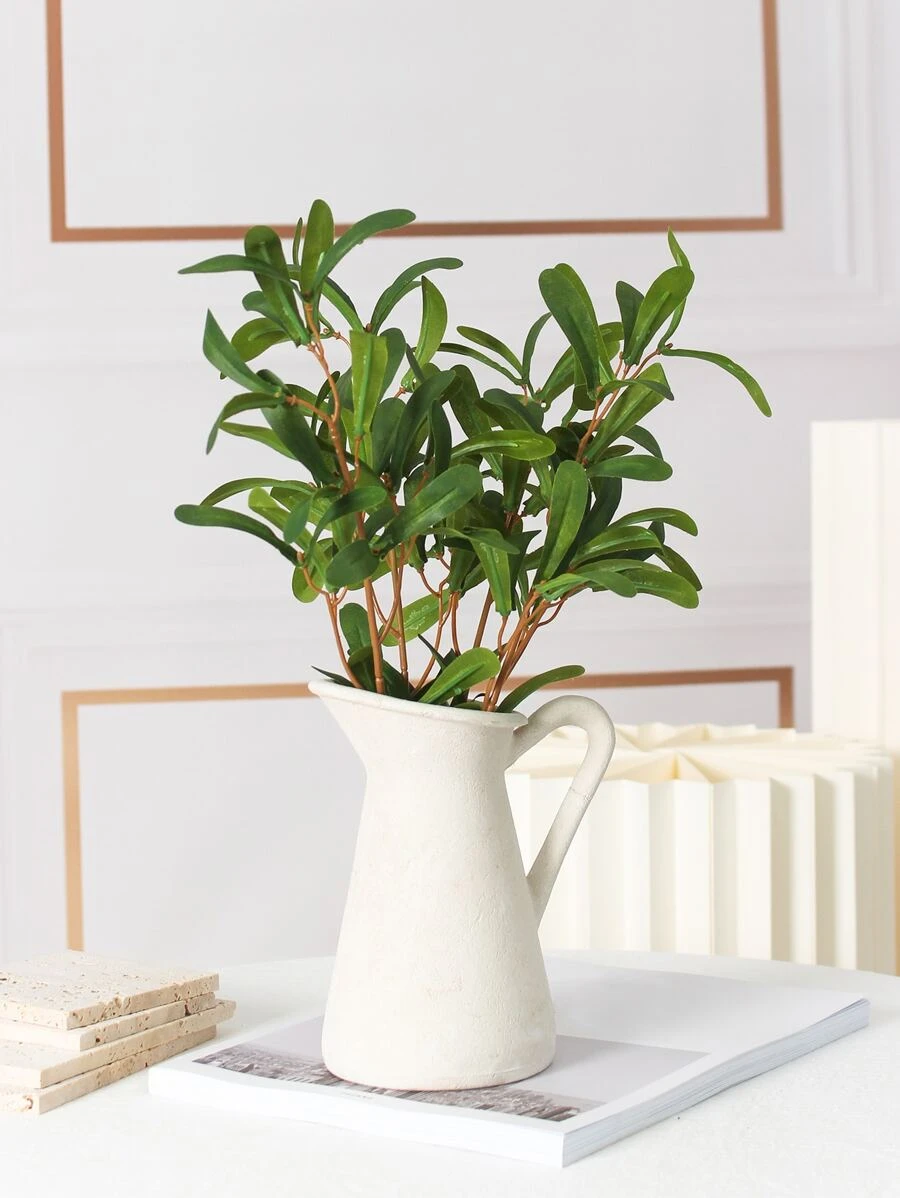 Chi nhánh thực vật nhân tạo 1pc - màu xanh lá - Xem 1