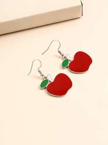 Bông tai Apple Drop - Đỏ - Xem 5