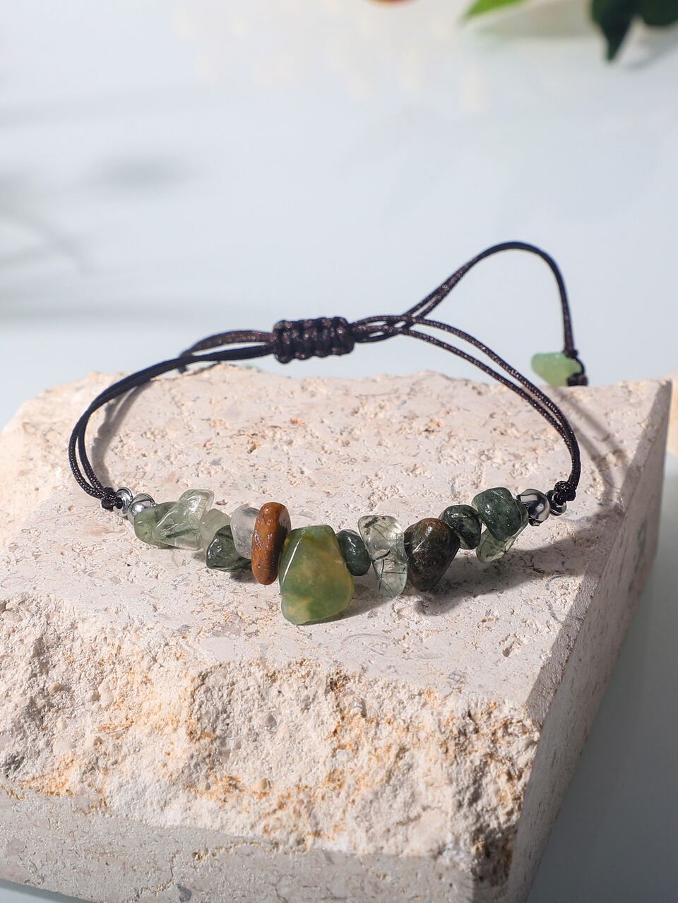 Random Stone Decor Bracelet