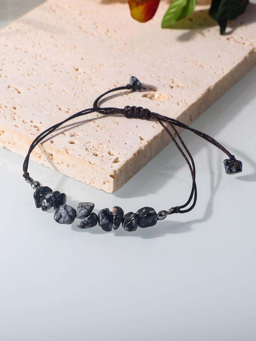 Vòng đeo tay trang trí bằng đá ngẫu nhiên - Nhiều màu - Xem 1