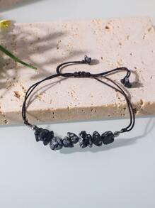 Vòng đeo tay trang trí bằng đá ngẫu nhiên - Nhiều màu - Xem 2