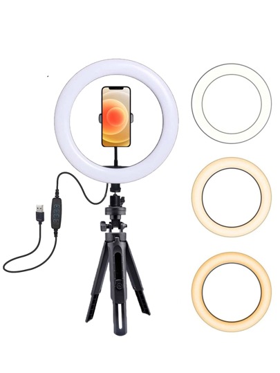 10 Inch Selfie Ring Light With Tripod Stand