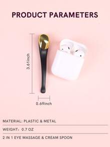 CUT it 金屬眼部按摩儀滾輪棒 - 黑色 - 查看 5