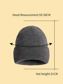 3pcs Kids Solid Cuff Beanie - Multicolor - View 3