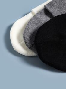 3pcs Kids Solid Cuff Beanie - Multicolor - View 4