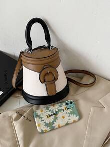 Winter Bag, Women's Shoulder Bag, Bucket Bag, Vintage Bag, Crossbody Bag, Suitable For Work, Matching, Dating, Leisure, Shopping. - View 4