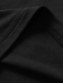 Latuza Bộ đồ giản dị  Nam Dây kéo Túi màu trơn Giải trí - màu đen - Xem 4