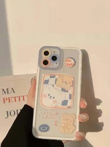 卡通小熊手機外殼 - 彩色 - 查看 1