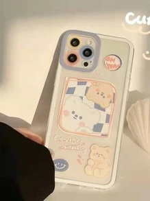 卡通小熊手機外殼 - 彩色 - 查看 2