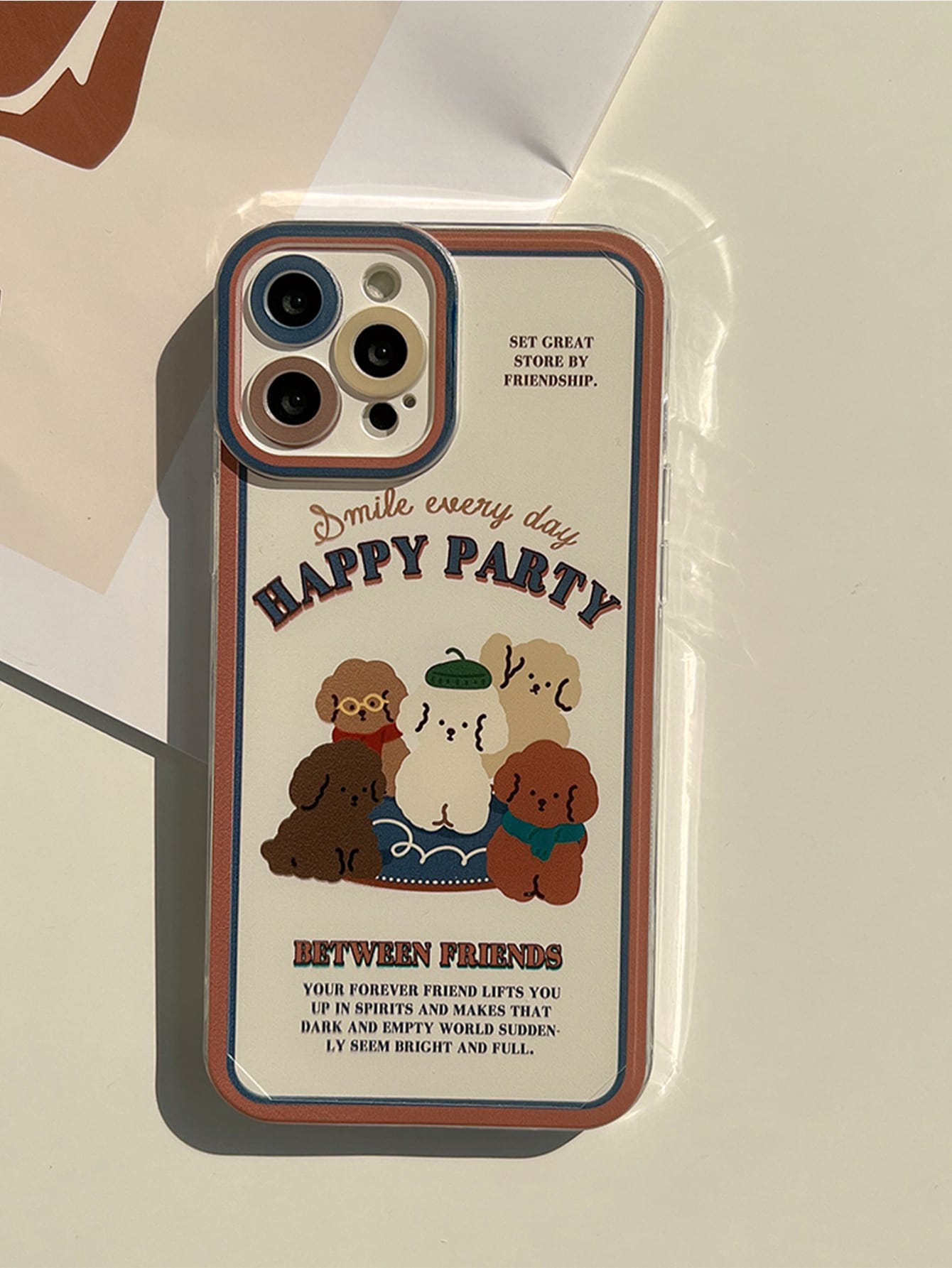 漫画犬 スマホケース