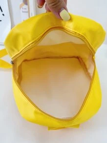 兒童小鴨幼兒園學生書包背包 - 黃色 - 查看 6