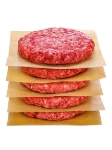 100 piezas Papel para hornear simple a prueba de grasa - Caqui - Ver 4