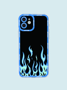 Fire Pattern Phone Case Compatible With IPhone 11,IPhone 13,IPhone 14 Pro Max - Multicolor - View 1