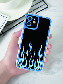 Fire Pattern Phone Case Compatible With IPhone 11,IPhone 13,IPhone 14 Pro Max - Multicolor - View 2
