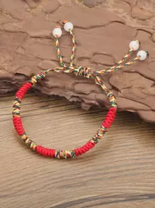 彩色編織手環 - 彩色 - 查看 1