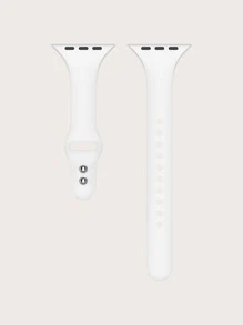 Dây đeo đồng hồ silicon tương thích với Apple Watch - trắng - Xem 3