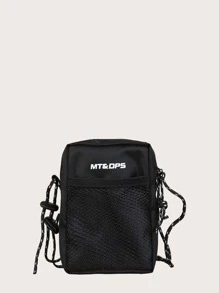 High School Students University Freshman Multifunctional Sling Bag Shoulder Bag Casual Bag Men Mini Crossbody Bag, Handbag Schoolbag For Travel,College,Outdoors,Sports,Commute Sling Bag Shoulder Bag Side Bag Square Bag Black Bag Small Bag For Holiday Summer Men Gifts College Bag Fathers Day Gifts DadFor Books Back To School Multi-Functional Dorm Sling Bag For Man Man Bag Cross Body Bag Side Bag School Supplies Fall Messenger Bag Bag For Man Cylinder Bag Old Money Halloween Christmas - Black - View 4