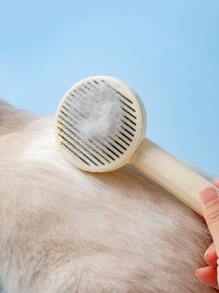 1pc Plain Cat/Dog Lover Gift And Dog/Cat Mom Love Pet Hair Comb