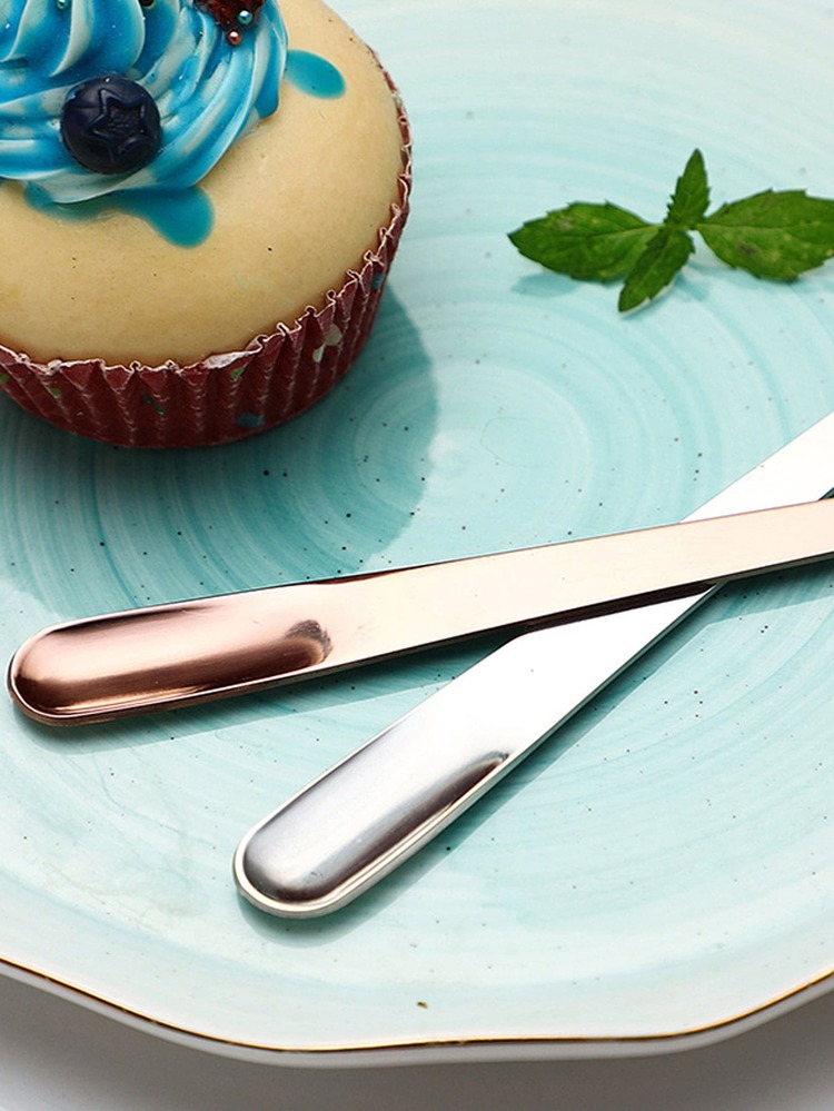 1pc Stainless Steel Stirring Spoon - Multicolor - View 5