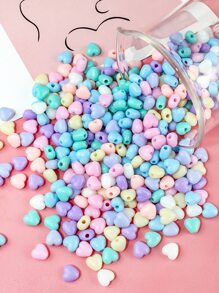 300入組心形釘珠DIY首飾配件 - 彩色 - 查看 2