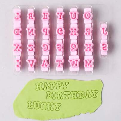 Khuôn làm bánh quy hình bảng chữ cái 1 bộ