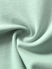 Manfinity EMRG Camiseta Gráfica Para Hombre Con Diseño De Alas Y Eslogan - verde menta - Ver 6