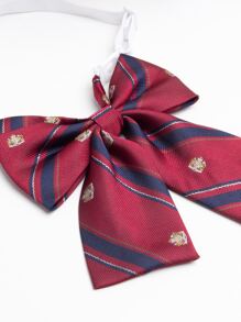 Striped Pattern Bow Tie Ideal For Going Out & Dressing Up Your Look Valentine's Day - Multicolor - View 4
