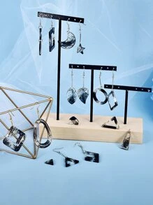 Khuôn silicon tự làm 1 chiếc bông tai - trắng - Xem 8