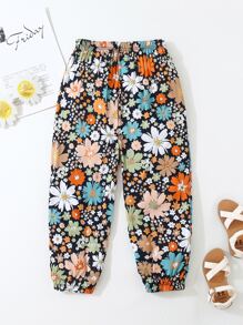 SHEIN Quần con gái Hoa Boho - Nhiều màu - Xem 2