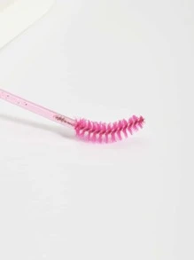 Portable Mascara Brush, 50pcs Mascara Brush, Eyebrow Brush Spiral Brush Makeup Tool,Eyebrow Brush,Eyeshadow Brush,Spoolie,Spoolie Brush - Hot Pink - View 5