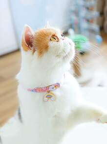 1入組彩虹吊墜寵物項圈 - 彩色 - 查看 2