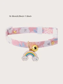 1入組彩虹吊墜寵物項圈 - 彩色 - 查看 3