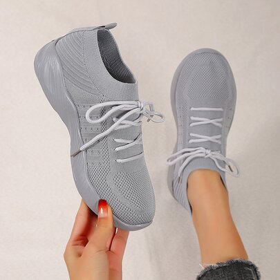 Lace-up Front Running Shoes