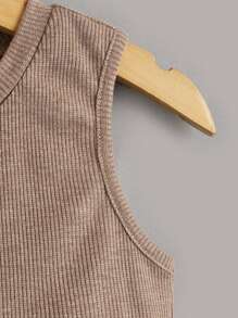 SHEIN 少女3入組萵苣邊修飾背心 - 彩色 - 查看 5