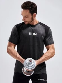 Áo Tees & Tanks  Thể thao Nam - Màu xám đen - Xem 1