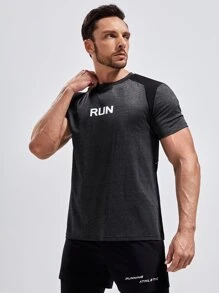 Áo Tees & Tanks  Thể thao Nam - Màu xám đen - Xem 4