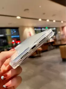 Vỏ điện thoại trái tim trong suốt - Nhiều màu - Xem 3