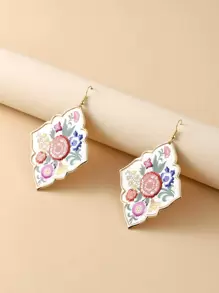 Hoa tai thả in hoa Valentine, Mẹ, Mẹ, Ngày của Mẹ, Quà tặng - Nhiều màu - Xem 3